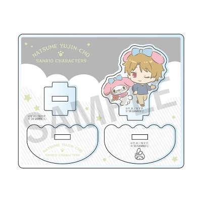 【グッズ-スタンドポップ】夏目友人帳×サンリオキャラクターズ ゆらゆらアクリルスタンド(サンリオキャラクターズ コラボ第二弾) 名取周一&マイメロディ