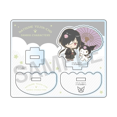 【グッズ-スタンドポップ】夏目友人帳×サンリオキャラクターズ ゆらゆらアクリルスタンド(サンリオキャラクターズ コラボ第二弾) 的場静司&クロミ