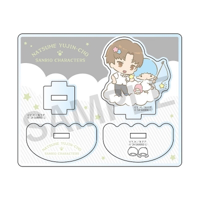【グッズ-スタンドポップ】夏目友人帳×サンリオキャラクターズ ゆらゆらアクリルスタンド(サンリオキャラクターズ コラボ第二弾) 西村 悟&リトルツインスターズ
