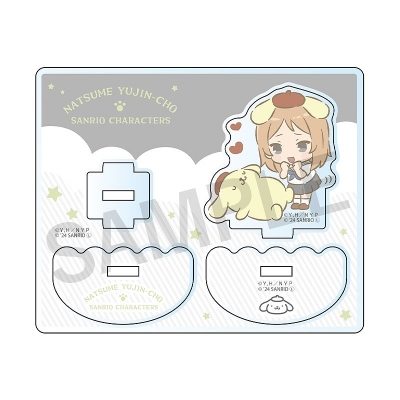 【グッズ-スタンドポップ】夏目友人帳×サンリオキャラクターズ ゆらゆらアクリルスタンド(サンリオキャラクターズ コラボ第二弾) 多軌 透&ポムポムプリン