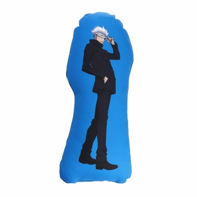 【グッズ-クッション】呪術廻戦 ダイカットミニクッション2 【描き下ろし】五条悟(劇場版 呪術廻戦 0)