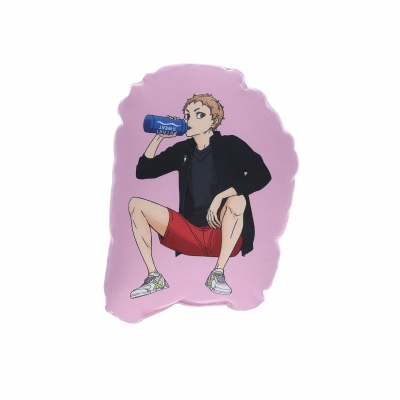 【グッズ-クッション】ハイキュー!! ダイカットミニクッション【描き下ろし】 夜久衛輔