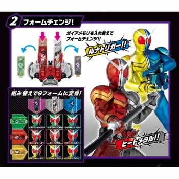 グッズ-その他】仮面ライダーW SUPER BEST 変身ベルト DXダブル 