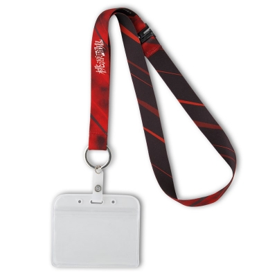 【グッズ-パスケース】桃源暗鬼 IDカードホルダー付きネックストラップ 鬼機関