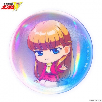 【グッズ-バッチ】新機動戦記ガンダムW とじこめシャボン缶バッジ