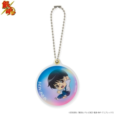 【グッズ-ミラー】銀魂 とじこめシャボンデザイン スライドミラー志村新八