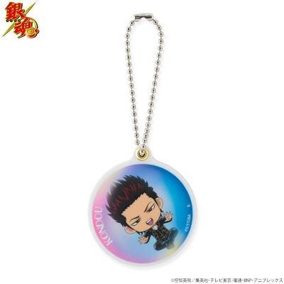 【グッズ-ミラー】銀魂 とじこめシャボンデザイン スライドミラー近藤勲