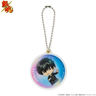 【グッズ-ミラー】銀魂 とじこめシャボンデザイン スライドミラー土方十四郎