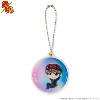 【グッズ-ミラー】銀魂 とじこめシャボンデザイン スライドミラー沖田総悟