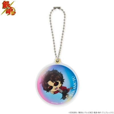 【グッズ-ミラー】銀魂 とじこめシャボンデザイン スライドミラー坂本辰馬