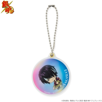 【グッズ-ミラー】銀魂 とじこめシャボンデザイン スライドミラー高杉晋助