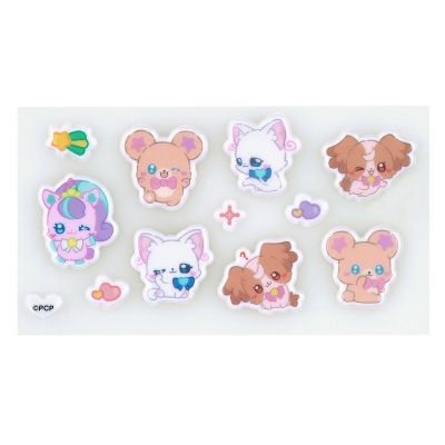 【グッズ-シール】ぷちきゅあ ぷちきゅあシールハウス ゆうえんちver.