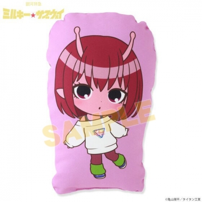 【グッズ-クッション】銀河特急 ミルキー☆サブウェイ ミニクッション チハル