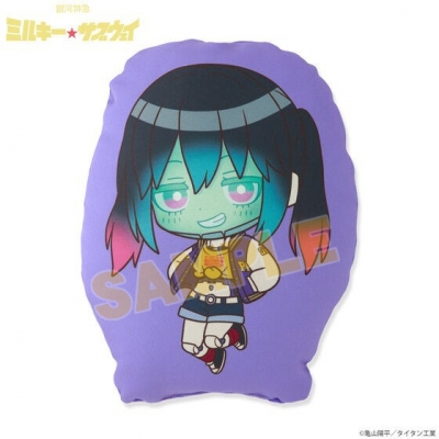 【グッズ-クッション】銀河特急 ミルキー☆サブウェイ ミニクッション マキナ