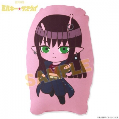 【グッズ-クッション】銀河特急 ミルキー☆サブウェイ ミニクッション アカネ