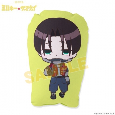 【グッズ-クッション】銀河特急 ミルキー☆サブウェイ ミニクッション カート