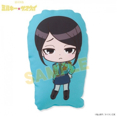 【グッズ-クッション】銀河特急 ミルキー☆サブウェイ ミニクッション リョーコ