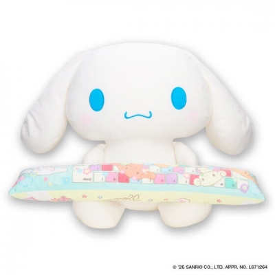 【グッズ-クッション】シナモロール PCクッション~のんびりver.~