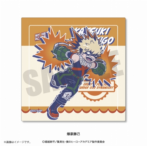 僕のヒーローアカデミア 新宿マルイ ソフトタッチフェイスタオル 爆豪 