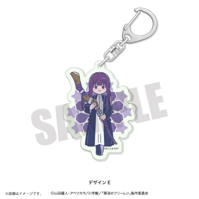 【グッズ-キーホルダー】TVアニメ「葬送のフリーレン」 れとぽぷ 蓄光アクリルキーホルダー E フェルン