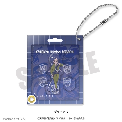【グッズ-キーホルダー】TVアニメ「家庭教師ヒットマンREBORN !」 れとぽぷ シャカシャカアクリルキーホルダー G 骸