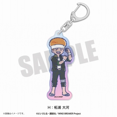 【グッズ-キーホルダー】WIND BREAKER れとぽぷ オーロラアクリルキーホルダー(全11種)H 柘浦大河