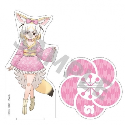 【グッズ-スタンドポップ】けものフレンズ3 描き下ろしBIGアクリルスタンド【和装ver.】②フェネック