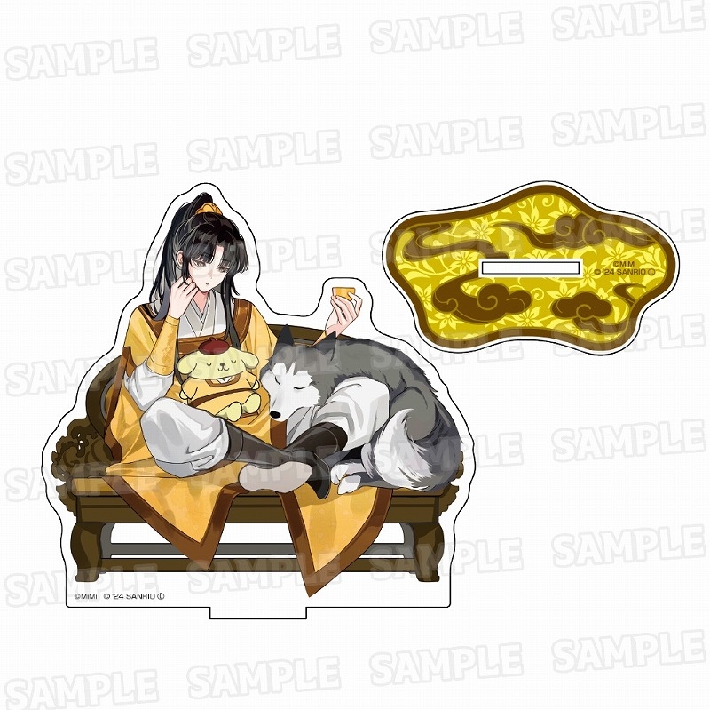 【グッズ-スタンドポップ】大河幻想ラジオドラマ「魔道祖師」×サンリオキャラクターズ アクリルスタンド⑤金凌×ポムポムプリン