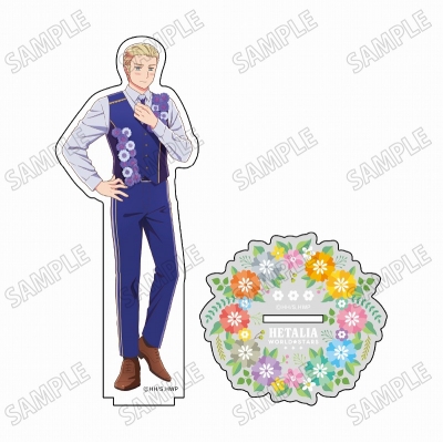 【グッズ-スタンドポップ】アニメ「ヘタリア World★Stars」 描き下ろしBIGアクリルスタンド【フラワーパレードver.】②ドイツ