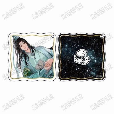 【グッズ-キーホルダー】大河幻想ラジオドラマ「魔道祖師」 描き下ろしスライドアクリルキーホルダー【幻夢ver.】②藍忘機