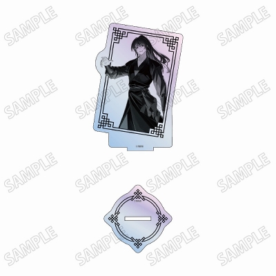 【グッズ-スタンドポップ】大河幻想ラジオドラマ「魔道祖師」 描き下ろしカード型オーロラアクリルスタンド【幻鏡ver.】⑥薛洋
