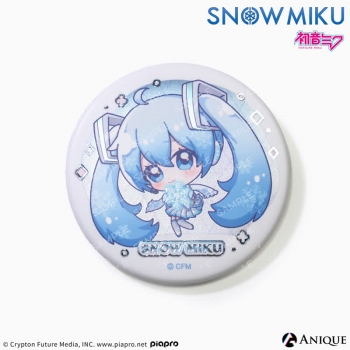 グッズ-バッチ】初音ミク [SNOW MIKU] 雪ミク 描き下ろしイラスト 