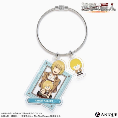 【グッズ-キーホルダー】進撃の巨人 描き下ろしイラスト【KINOKOSといっしょ】アルミン アクリルキーホルダー