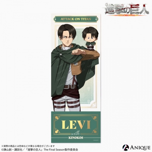 グッズ-カード】進撃の巨人 描き下ろしイラスト【KINOKOSといっしょ 進撃の巨人 kinokos リヴァイ エルヴィン