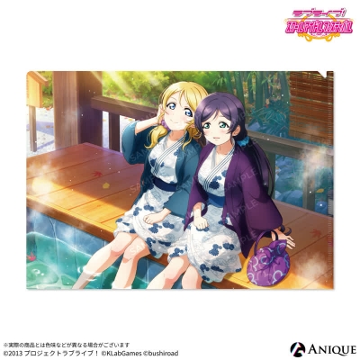 【グッズ-クリアファイル】ラブライブ!スクールアイドルフェスティバル なかよし総選挙(東條 希・絢瀬 絵里) クリアファイル