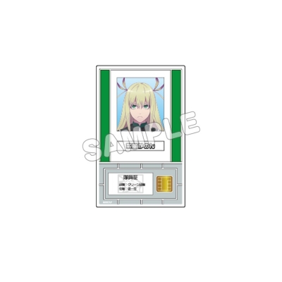 【グッズ-カード】戦隊大失格 台座紙付き 隊員証風アクリルカード/翡翠かのん