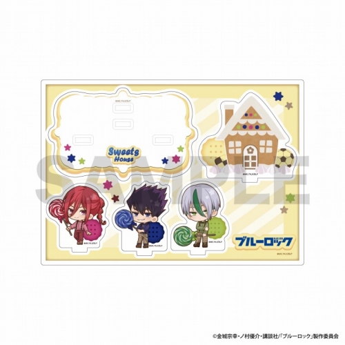 グッズ-スタンドポップ】ブルーロック Sweets House アクリルジオラマ 
