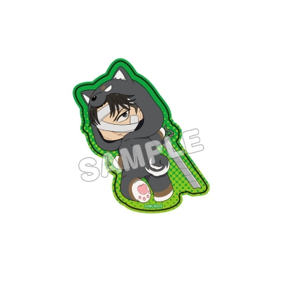 【グッズ-ステッカー】進撃の巨人 ホログラムダイカットステッカー2/リヴァイ 戦闘中ver.