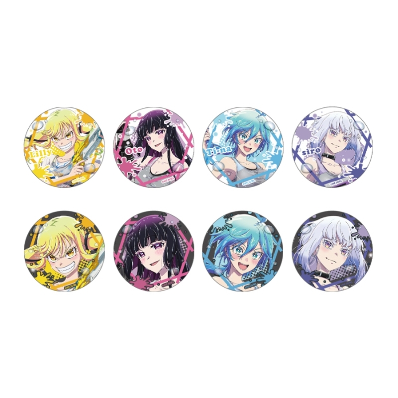 【グッズ-バッチ】ロックは淑女の嗜みでして トレーディング缶バッジ