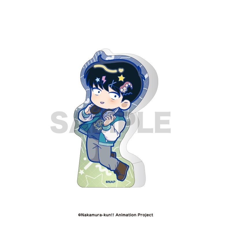 [Goodies - Placemats] TV anime “Ganbare! Nakamura-kun!!” Domino Acrylic Figure/Nakamura Okuto (headphones)