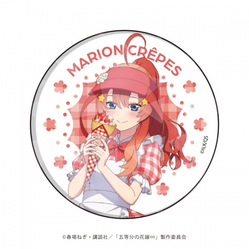 グッズ-バッチ】五等分の花嫁∽ ホログラム缶バッジ(57mm)01/クレープ 