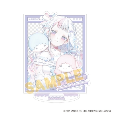 【グッズ-スタンドポップ】夏炉×サンリオキャラクターズ アクリルスタンド02/リトルツインスターズ(コラボイラスト)