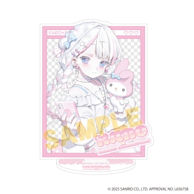 【グッズ-スタンドポップ】夏炉×サンリオキャラクターズ アクリルスタンド03/マイメロディ(コラボイラスト)