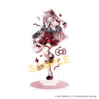 【グッズ-スタンドポップ】あるてら×サンリオキャラクターズ アクリルスタンド01/ハローキティ(コラボイラスト)