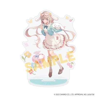 【グッズ-スタンドポップ】館田ダン×サンリオキャラクターズ アクリルスタンド04/シナモロール(コラボイラスト)