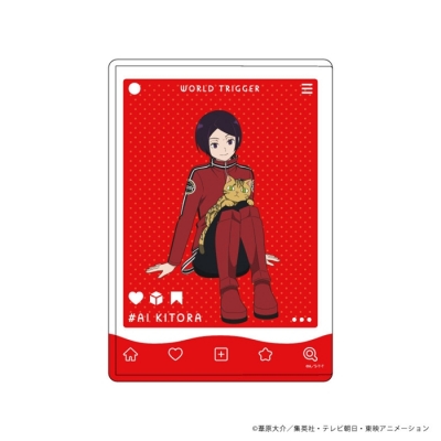 【グッズ-ファイル】ワールドトリガー キャラクリアケース 40/木虎藍 猫ver.第4弾(描き下ろしイラスト)