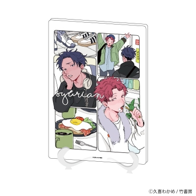 【グッズ-ボード】久喜わかめ先生 アクリルアートボード(A5サイズ)「久喜わかめ先生」01/「学生たちの初デートプラン@池袋」BLフェア(公式イラスト)