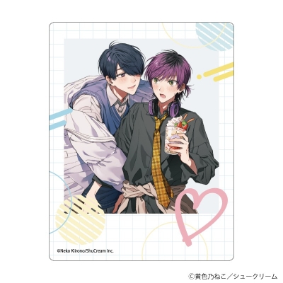 【グッズ-カード】「学生たちの初デートプラン@池袋」BLフェア アクリルカード02/ブラインド(全11種)(描き下ろしイラスト)