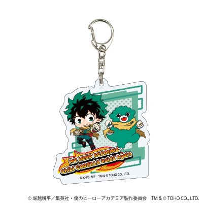 【グッズ-キーホルダー】僕のヒーローアカデミア×ちびゴジラ アクリルキーホルダー01/ブラインド(全8種)(ミニキャライラスト)
