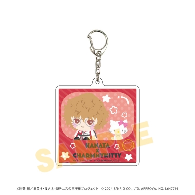 【グッズ-キーホルダー】新テニスの王子様×サンリオキャラクターズ アクリルキーホルダー02/高校生デザイン ブラインド(全11種)(描き下ろしイラスト)